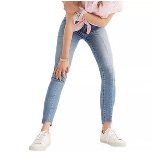 MADEWELL | 9" High-Rise Skinny Jeans Distressed-Hem Edition | Size 28 /‎ 6